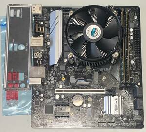 【中古/不良or相性問題有】ASRock B460M Core i5-10400 16GBメモリ（8GB2枚） パネル・CPUクーラー・OS有 / MicroATX