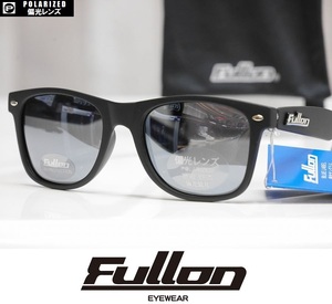 【新品】FULLON サングラス 偏光レンズ FBL039-12 - Matte Black / Silver Mirror Polarized - BLUE LABEL 正規品