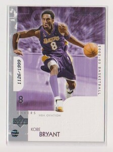 2002-03 UD Ovation Kobe Bryant Spot Light card #1126/1999