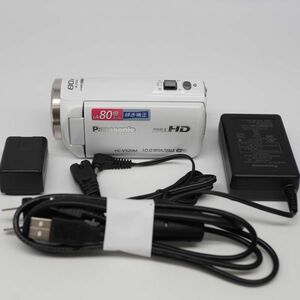 ■ほぼ新品■ PANASONIC HC-V520M-W ホワイト