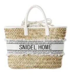 SNIDEL HOME ロープテープかごバッグ