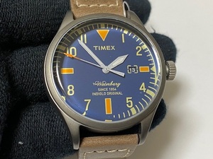 タイメックス TIMEX The Waterbury ウォーターベリー TW2P83800 腕時計 茶革ベルト　展示未使用品　