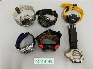 0404B146　腕時計　ジャンク品　おまとめ6点　CASIOカシオ　G-SHOCK　など