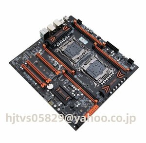 HUANANZHI X99-F8D マザーボード Intel C612 LGA 2011-V3 E-ATX メモリ最大256G対応 保証あり　