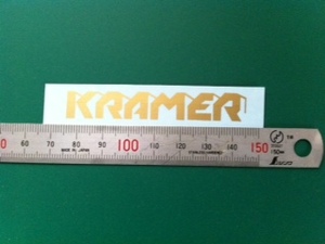 即決☆ クレーマー KRAMER デカール 80s 後期 金ロゴ VAN HELEN リプレイスメント用 修理用です。