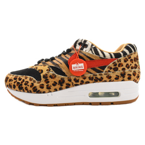 NIKE ナイキ ×atmos AIR MAX 1 DLX ANIMAL アトモス エアマックス 1 アニマル ローカットスニーカー ブラウン US8/26cm AQ0928-700