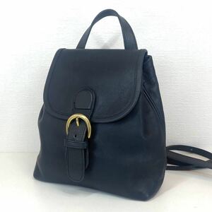 COACH オールドコーチ コーチ リュックサック バックパック レザー ネイビー a314