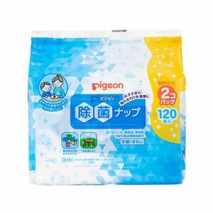 ピジョン 除菌ナップ 低アルコール 無着色 無香料 ふんわり厚手 60枚 2個入り X6パック