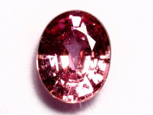 天然パパラチァサファイア ルース 0.521 ct、ソーティング付、ケース入り