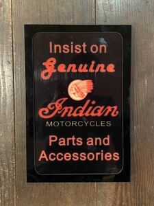 ★インディアン モーターサイクル アクリル ランプ★お部屋やガレージに♪ Indian Motorcycle ガレージ ウォール サイン ポスター 看板