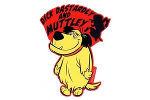 チキチキマシン猛レース ステッカー ケンケン DICK DASTARDLY AND MUTTLEY ワッキーレース マットレー