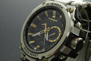 LVSP6-4-72 7T044-42 CASIO カシオ 腕時計 MTG-S1000D G-SHOCK MT-G タフソーラー 電波ソーラー 約179g メンズ シルバー 動作品 中古