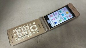 D4983 docomo SIMフリー P-smart P-01J Panasonic 4Gガラホ 簡易確認＆簡易清掃＆初期化OK 判定○ WebにてSIMロック解除手続受付済 