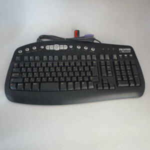 l【中古動作品】Microsoft PS/2キーボード Microsoft MultiMedia Keyboard 1.0A KB-0168 マイクロソフト