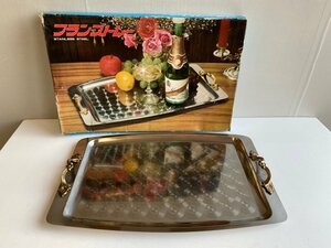 レトロ STAINLESS STEEL フランストレー 46×29.5 お盆 ☆ちょこオク☆100