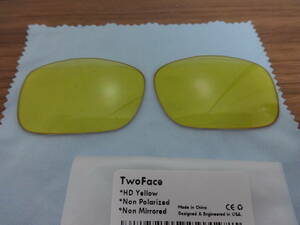 処分価格！★オークリー ツーフェイス 用 カスタムレンズ HD YELLOW 新品　Oakley TWO FACE Sunglasses　　TWOFACE