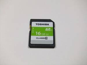 SDHCカード 16GB CLASS10 フォーマット済み 1枚 TOSHIBA 