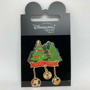 ♪♪ 289 DLP Disneyland Paris パリ ピンバッジ ノエル ミッキー ミニー プルート Arbre de Noel Christmas Tree 2002 Dangle ピン 2000個