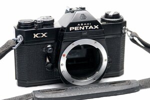 （綺麗）PENTAX ペンタックス 昔の高級一眼レフカメラ KX（黒）ボディ 希少な作動品 （腐食無し）