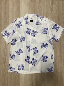 Needles ニードルス Sun Surf BEAMS サンサーフ ビームス別注 Aloha Shirt Special パピヨン アロハシャツ スペシャル ホワイト系 S