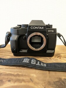 CONTAX RTS III シャッターOK コンタックス フィルムカメラ 一眼レフカメラ KYOCERA 京セラ 一眼レフ カメラ マニュアルフォーカス