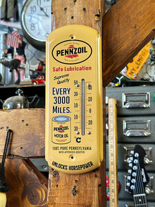 ペンズオイル　サーモメーター ■ アメリカン雑貨 アメリカ雑貨 温度計