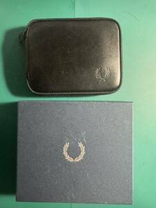 中古 フレッドベリー レザー ジップ 財布 箱 約12.5cm×9.5cm