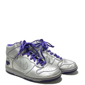 NIKE DUNK HIGH PREMIUM SB DINOSAUR JR ダンクハイ ダイナソーJr 26cm シルバー ナイキ 店舗受取可