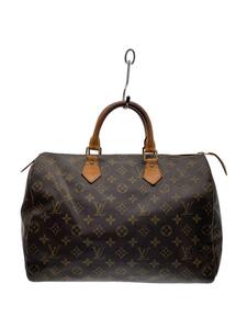 LOUIS VUITTON◆1)スピーディ30_モノグラム・キャンバス_BRW/PVC/BRW/総柄/ハンドル汚れ有