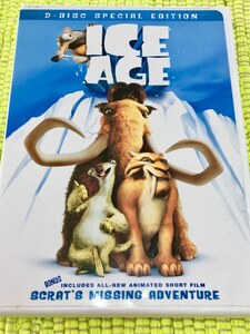 アニメ英語版DVD２枚組・ICE AGE＆SCRAT’S MISSING ADVENTURE♪