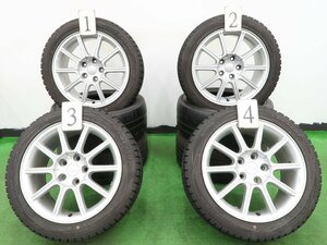 4本 スバル インプレッサ WRX STi GDB GRB 純正 17インチ 8J+53 5H 114.3 スタッドレス DUNLOP ウインターマックス 235/45R17 タイヤおまけ