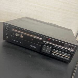 t4-199 SONY ソニー CDプレーヤー CDP-101 通電可　　ディスクトレー不良　ジャンク品