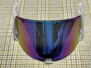 未使用 スオーミー SUOMY SR-GP VISOR シールドIridium Rainbow PINLOCK付 イリジウムレインボー