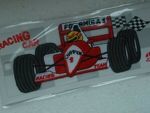 パイオニア 昭和レトロ FORMULA-1 フォーミラ F1 CHAMPION 1 グランプリ レース レーシングチーム 刺繍 フェルト ワッペン /フェラーリ 393