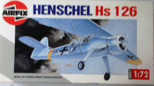 AIRFIX/1/72/ドイツ空軍ヘンシェルHs-126戦術偵察機/未組立品