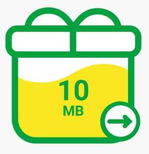 【10メガ】mineoパケットギフト　10Mb