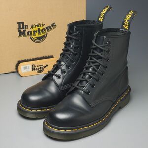 GP7524//定価￥29,700-*ドクターマーチン/Dr.Martens*1460/UK7/8ホールブーツ/プレーントゥ/レースアップブーツ/靴/黒/ブラック