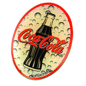 ピンバッジ・ドイツのコカコーラ瓶の絵の広告◆フランス限定ピンズ◆レアなヴィンテージものピンバッチ