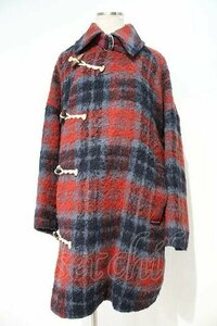 【USED】Vivienne Westwood MAN コクーンダッフルコート ヴィヴィアンウエストウッド ビビアン ボルドーXネイビー I-24-02-17-022-co-HD-ZI