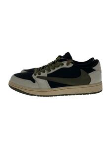 NIKE◆Travis Scott WMNS AIR JORDAN 1 LOW O/25.5cm/KHK/DZ4137-106