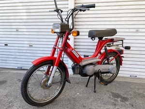  【 ピアッジオ ブラボー 赤 】 PIAGGIO bravo ピアジオ モペット / 不動 レストアベース 現状車 / 書類あり / 大阪