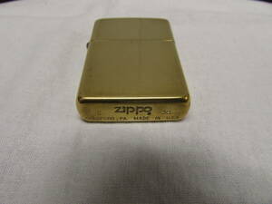 【UKH-1204】ZIPPO ジッポ ゴールドカラー 無地