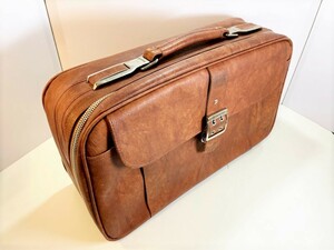 希少 70s Samsonite Sonoraサムソナイト ソノラ ビンテージレザースーツケース