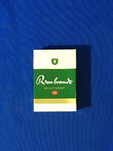 B915ア●【たばこ パッケージ】 REMBRANDT レンブラント 煙草 タバコ シガレット 箱 空箱 ベネルクス製 ヴィンテージ レトロ
