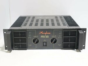 140☆Accuphase アキュフェーズ PRO-30 パワーアンプ 業務用☆3K-433