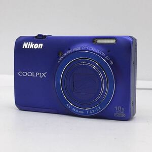 Nikon COOLPIX S6300 ニコン クールピクス ブルー デジタル カメラ デジカメ バッテリー付属 動作確認済