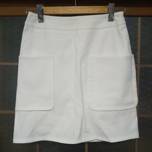 【未使用】ルージュ・ヴィフ Rouge vif スカート タグ付き 38 Mサイズ ホワイト 白 3120070014 