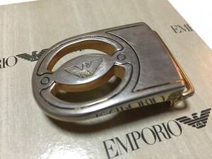 【EMPORIO ARMANI】エンポリオアルマーニ 本物・初期・稀少 GAロゴ ベルトバックルのみ 幅3cm対応