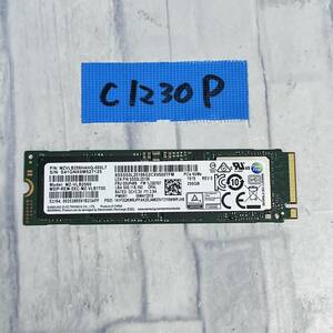 【中古部品】即決！SSDパーツ M.2 NVMe 256GB(M Key 5pin) 動作確認済 ※管C1230P