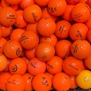 ロストボール ブランド混合 オレンジ 20個 A+ABランク 中古 ゴルフボール ロスト エコボール